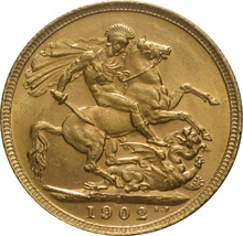 Soberano de Oro 1902 - Eduardo VII (S)