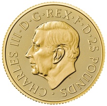 Moneda de 1/4oz de Oro Toro Negro de Clarence - Bestias Tudor 2023