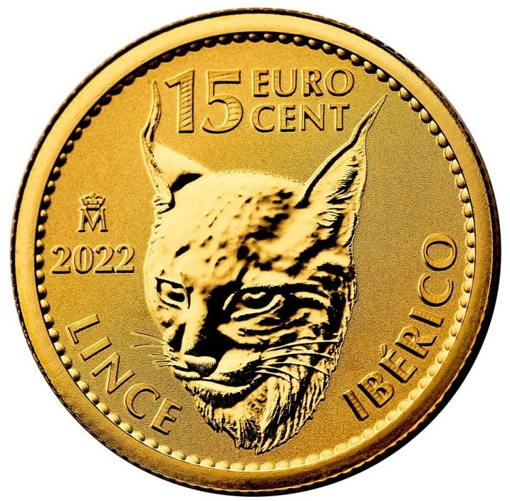 Moneda Lince Ibérico de Oro de 1/10 oz
