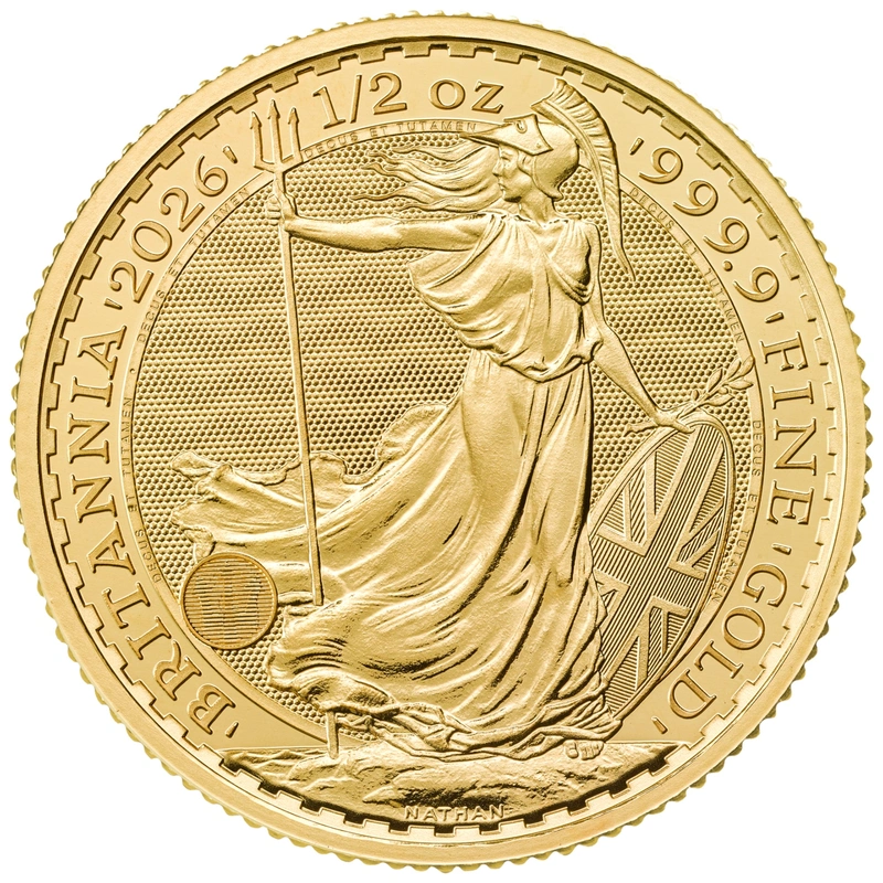 2026 1/2oz Gold Britannia Coin