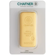 Lingote de Oro de 1Kg C. Hafner Fundido
