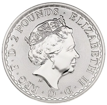 Moneda Britannia de Plata de 1 oz 2023 Isabel II