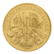 Moneda Filarmónica Viena de Oro de 1/4 oz 2022
