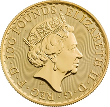Moneda Britannia de Oro de 1 oz 2018
