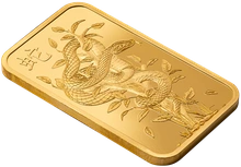 Lingote de Oro de 1 oz PAMP Año de la Serpiente 2025