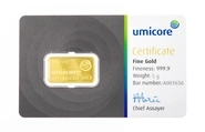Lingotes de Oro de 5 g