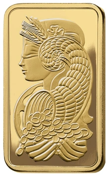 Lingote de Oro de 5 Tolas PAMP