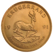 Moneda Krugerrand de 1 oz de Oro 1991