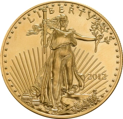 Moneda American Eagle de Oro de 1 oz 2012