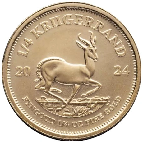 Moneda Krugerrand de 1/4 oz de Oro 2024