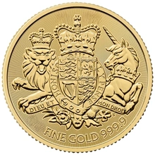 Moneda Escudo de Armas de Oro de 1/10 oz 2025