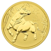 Perth Mint 1/2 oz de Oro - 2021 Año del Buey