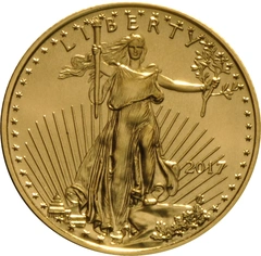 Moneda American Eagle de Oro de 1/4 oz 2017