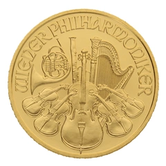 Moneda Filarmónica Viena de Oro de 1/4 oz 2022