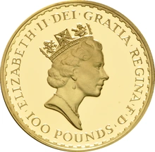 Juego de 4 Britannias Proof 1990 (en Caja Original)