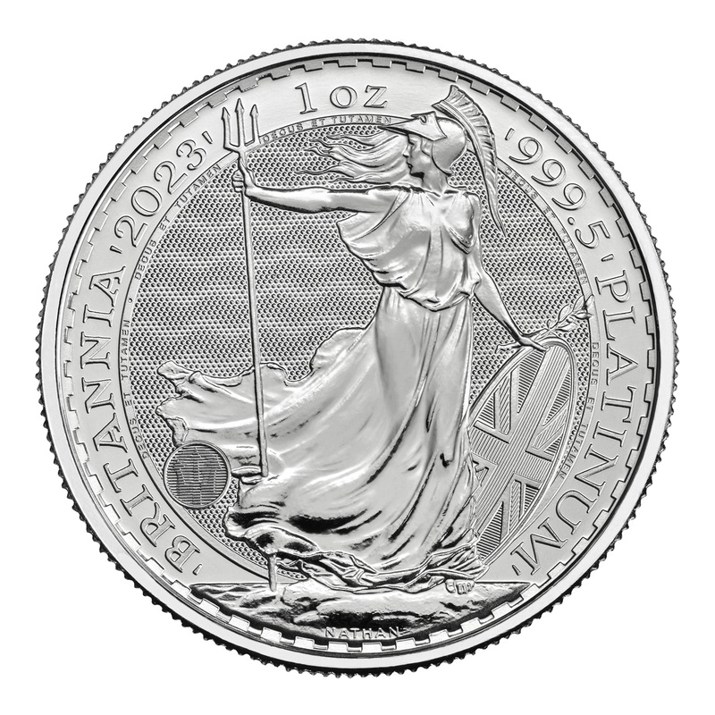 2023 1oz Platino Britannia Coin