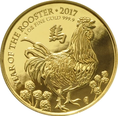 Royal Mint 1 oz de Oro - 2017 Año del Gallo