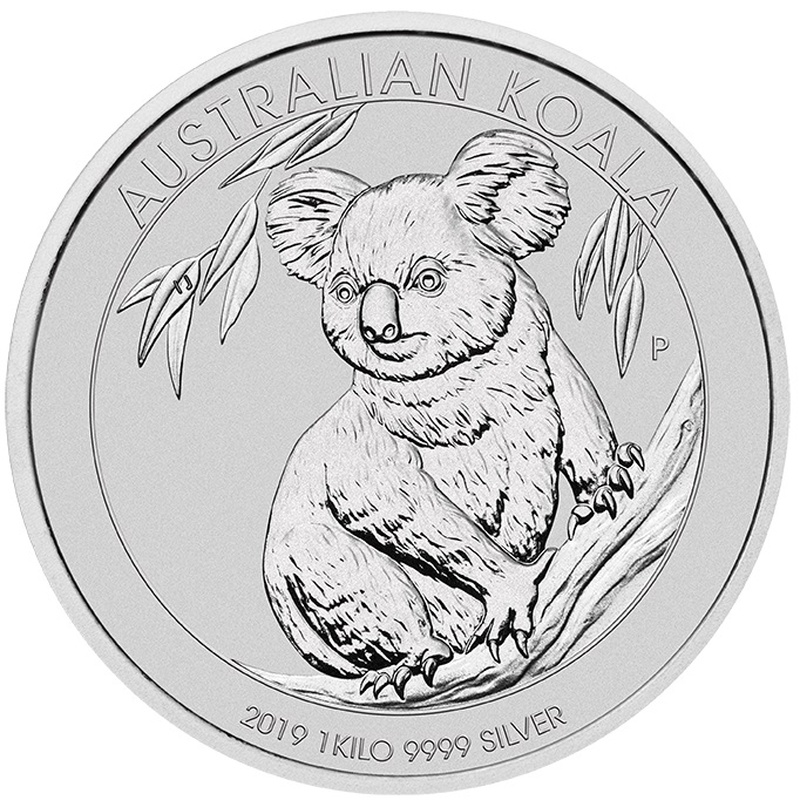 Koala Australiano de 1kg de Plata 2019
