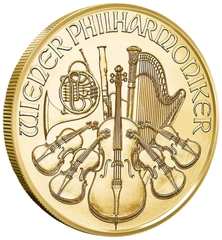 Moneda Filarmónica Viena de Oro de 1/4 oz 2026