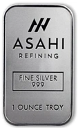 Lingote de Plata de 1 oz Asahi