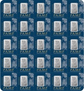 Paquete PAMP MultiGram 25x1g de Platino PAMP