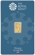 NUEVO Lingote de Oro de 1 g Britannia