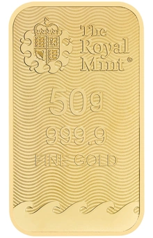 Lingote de Oro de 50 g Britannia