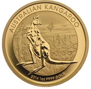 Moneda Nugget Australiano do Oro de 1 oz 2014