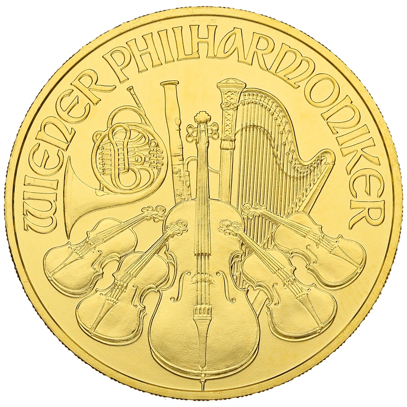 Moneda Filarmónica Viena de Oro de 1 oz 2020