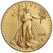 Moneda American Eagle de Oro de 1/2 oz 2023