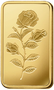 Lingote de Oro de 5 g PAMP Rosa
