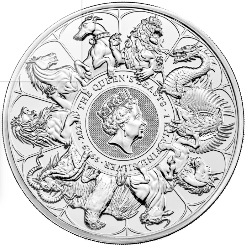 Moneda Bestias de la Reina Completer de Plata de 1 kg