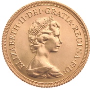 Soberano de Oro - Isabel II, Segundo Retrato
