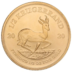 Moneda Krugerrand de 1/2 oz de Oro 2020