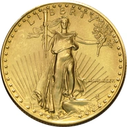 Moneda American Eagle de Oro de 1/2 oz 1986