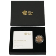 Moneda Soberano de Oro 2020 en Caja Original - Flor de Cuño Sin Circular