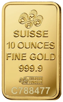 Lingote de Oro de 10 oz PAMP