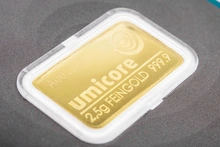 Lingote de Oro de 2,5 g Umicore
