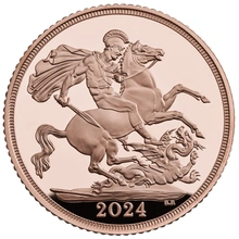 Moneda Soberano de Oro 2024 Proof en Caja Original