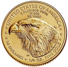 Moneda American Eagle de Oro 1/4 oz 2021 Tipo 2