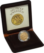 Moneda Soberano de Oro Proof 1981 en Caja Original