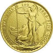 Moneda Britannia de Oro de 1 oz 2015