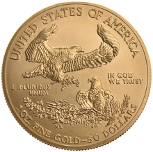 Moneda American Eagle de Oro de 1 oz (de Nuestra Elección)