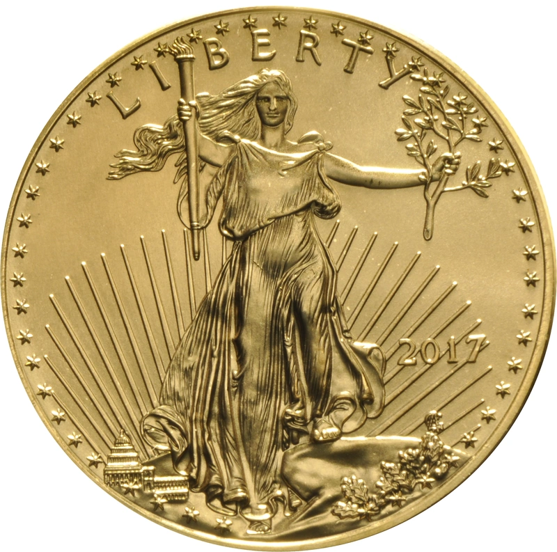 Moneda American Eagle de Oro de 1 oz 2017