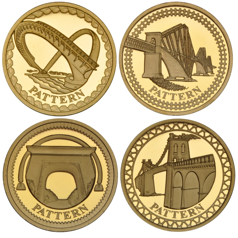 Moneda 1 Libra Esterlina de Oro Proof Colección Estampada