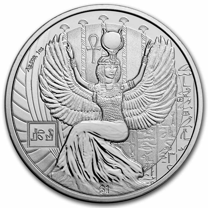 Moneda 1oz de Plata Isis 2023 - Dioses Egipcios