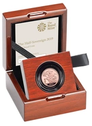 Moneda Medio Soberano de Oro Proof 2019 en Caja Original