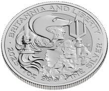 Moneda Britannia & Liberty de Plata de 1 oz 2025