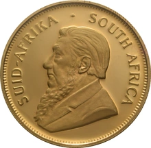 Moneda Krugerrand de Oro de 1/2 oz Proof 1982