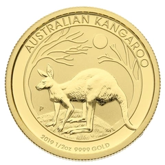Moneda Canguro Australiano de Oro de 1/2 oz 2019